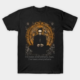 Johnny Cash Outlaw Zen Meditation Classic Country Music Fan T-Shirt